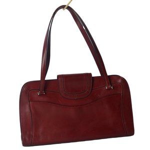 COPY - Monsac Original Red Satchel Handbag Genuine Leather